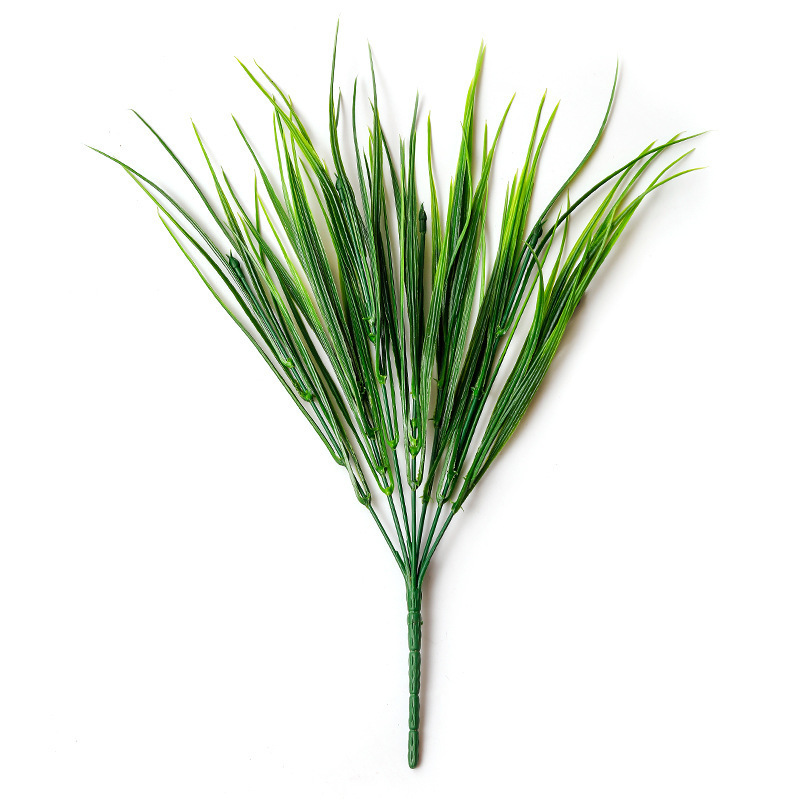 Indoor Outdoor Garden Decor Faux Greenery Shrubs Bushes Artificial Plastic Wheat Grass