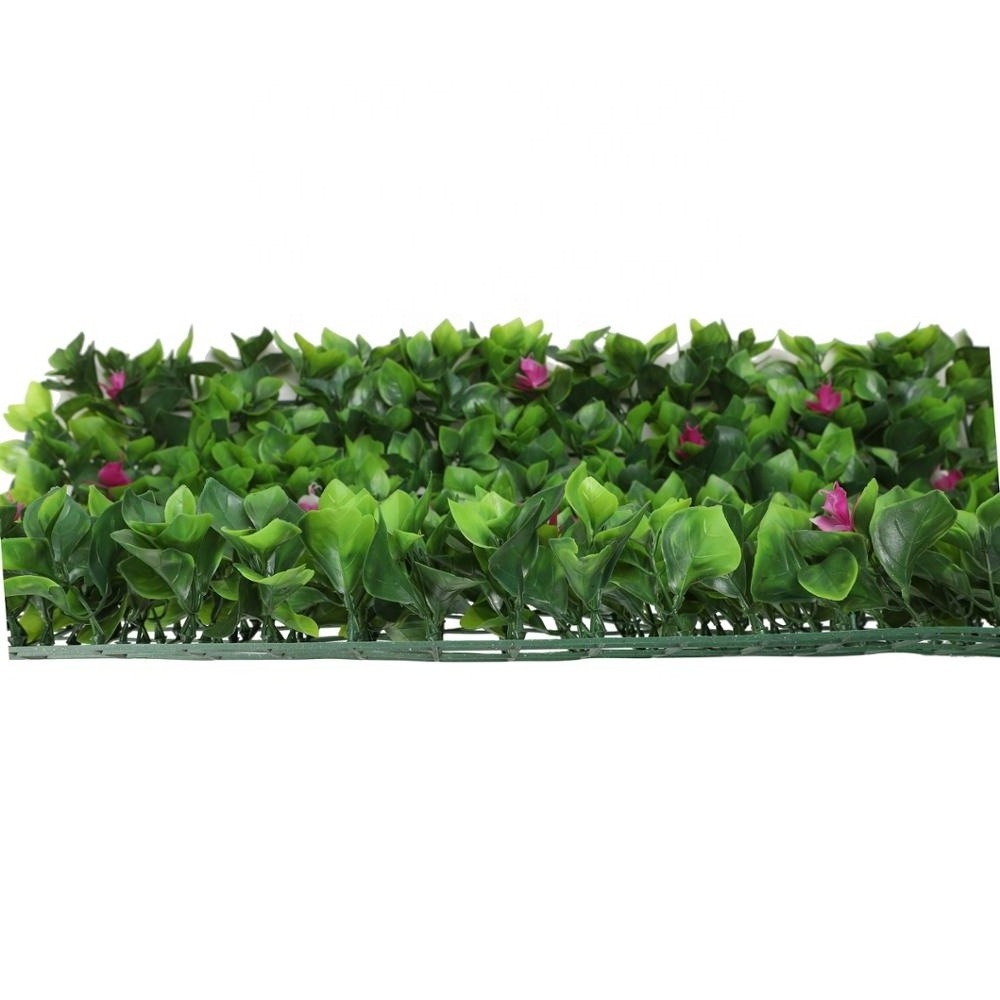 A New design Spring blossoms artificial green wall with flower for plant wall decoration