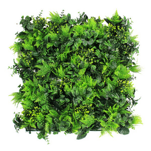 Artificial Greenery Topiary Hedges Panels Plastic Faux Shrubs Fence for Wall Backdrop Decor