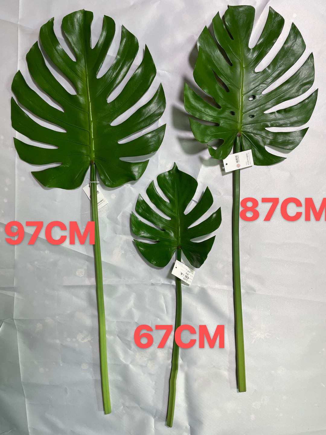 Artificial Palm Leaves Wedding Birthday Party Table Decoration UV Proof Tropical Coconut Palm Branches Leaves