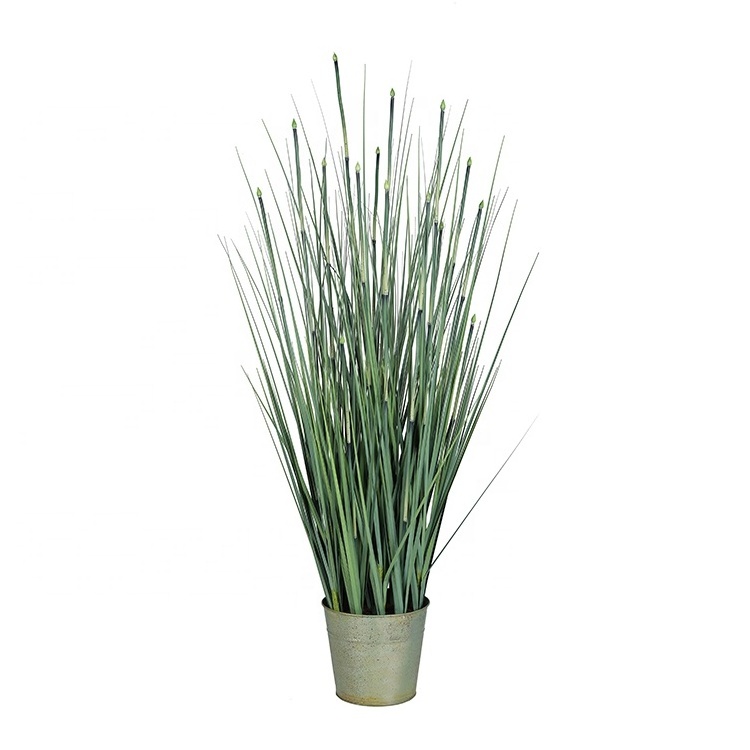 XQ-5083 Artificial Long Plants Horsetail Reed Grass in Pot