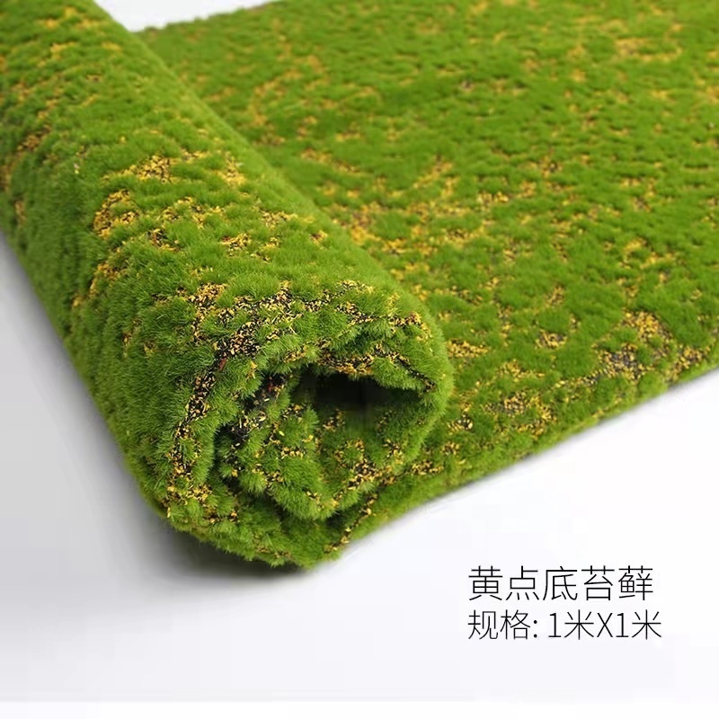 Faux UV Proof Artificial Moss Rocks Panel Plants Wall for Outdoor Indoor Decor