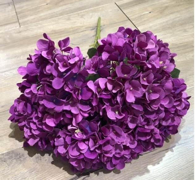 High quality silk flowers wedding centerpieces 5 heads artificial silk hydrangea flowers