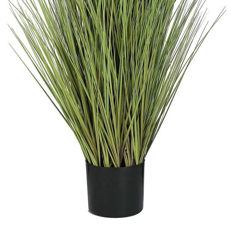 XQ-5082 Top quality home decoration 18 heads plastic long grass artificial reed plants in pot