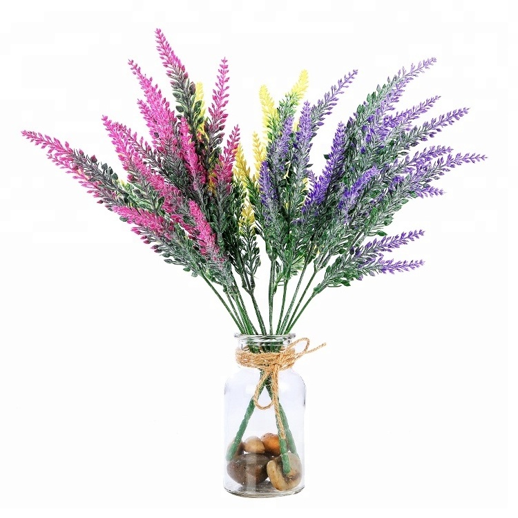 artificial plants grass with 36cm lavender flowers artificial decoration artificial plants