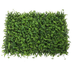 Indoor and outdoor decoration artificial grass wall mat boxwood hedge artificial wall fern grass panels