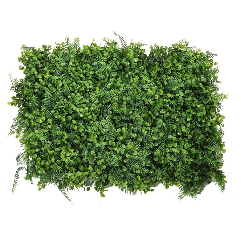 Indoor and outdoor decoration artificial grass wall mat boxwood hedge artificial wall fern grass panels