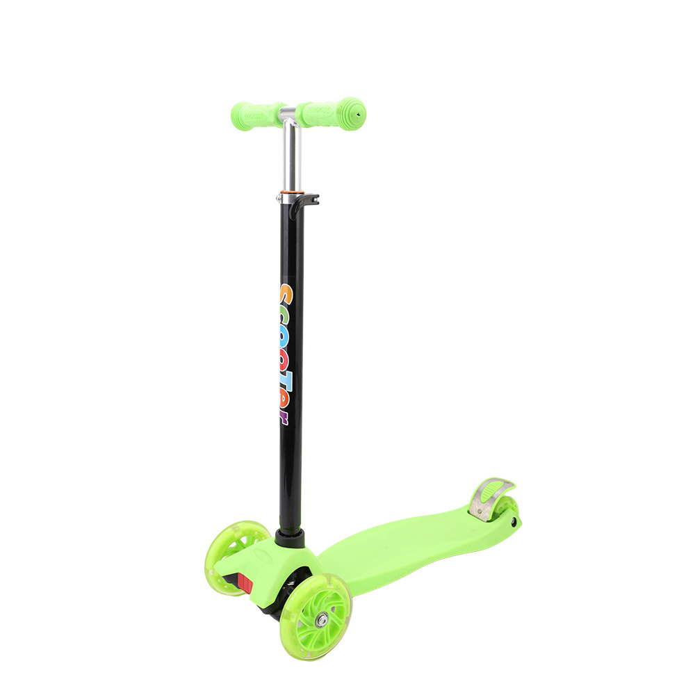 Adjustable 3 Wheel Kids' Scooter/kids Kick Scooter For Kids/boy/girl With Flash Pu Wheels