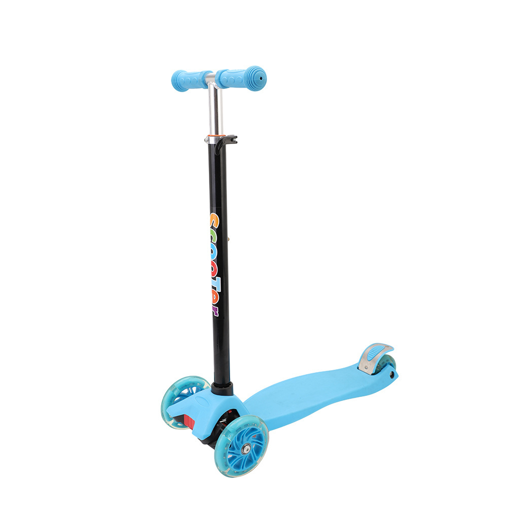 Adjustable 3 Wheel Kids' Scooter/kids Kick Scooter For Kids/boy/girl With Flash Pu Wheels