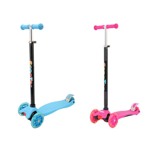 Adjustable 3 Wheel Kids' Scooter/kids Kick Scooter For Kids/boy/girl With Flash Pu Wheels