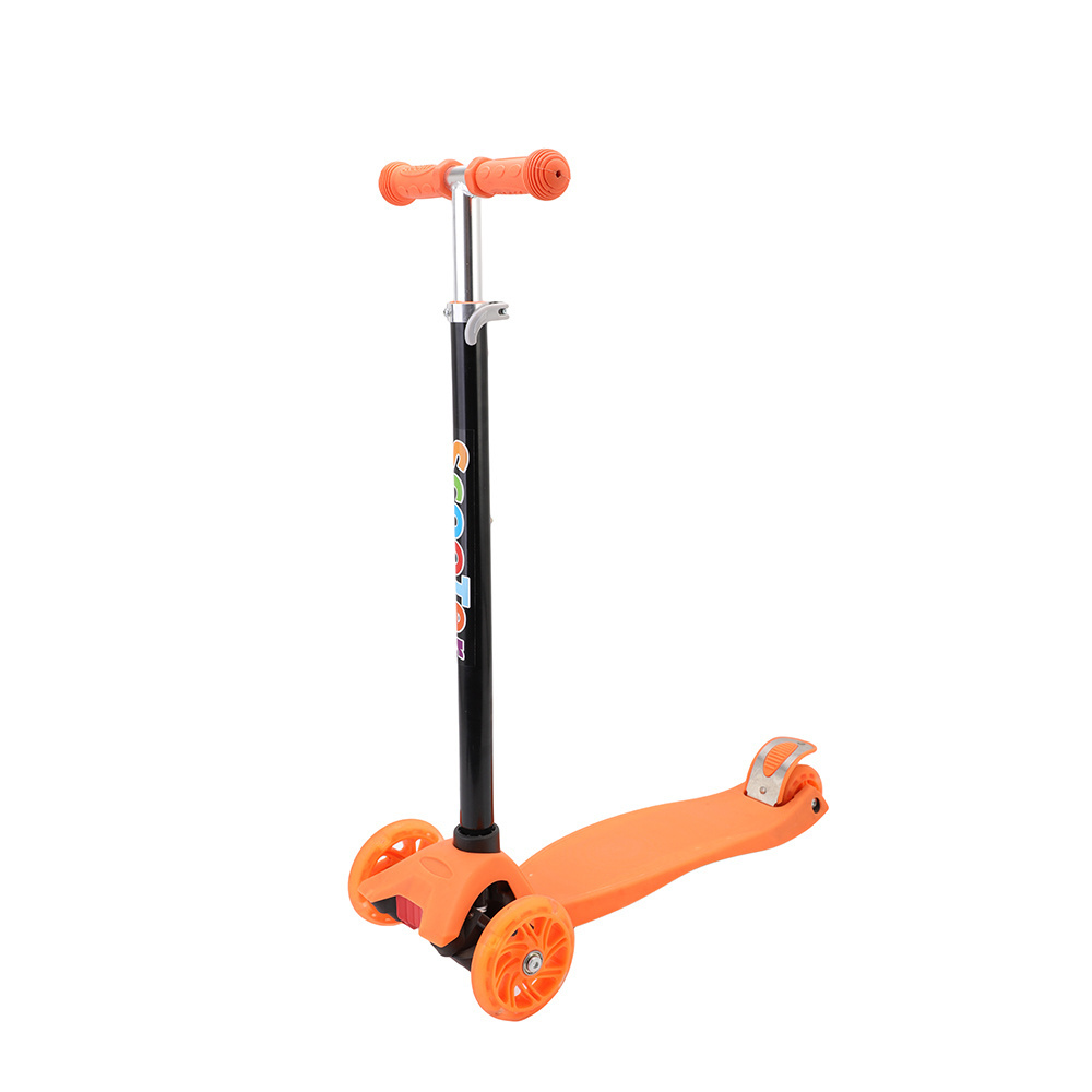 Adjustable 3 Wheel Kids' Scooter/kids Kick Scooter For Kids/boy/girl With Flash Pu Wheels