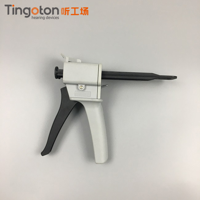 Wholesale hearing aid ear lab tools mixing gun Cartridge injection syringe for making earmould