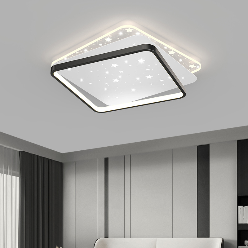 Guangdong House Flush Mount Design Living Room Gold Led Lights Fixtures Ceiling Lamp Lighting Modern Indoor LED Ceiling Light