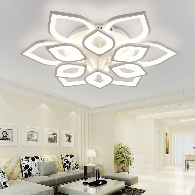 Nordic Modern LED Ceiling Lights For Living Room Bedroom Flower Ceiling Light Lamps Home Lighting Fixtures