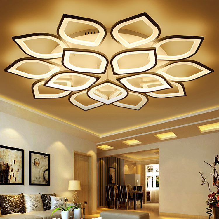 Nordic Modern LED Ceiling Lights For Living Room Bedroom Flower Ceiling Light Lamps Home Lighting Fixtures