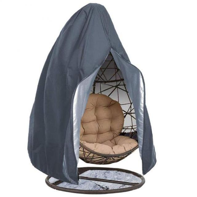 Patio Chair Cover Waterproof Dustproof Swing Chair Covers Egg Shaped Hanging Chair Dust Cover