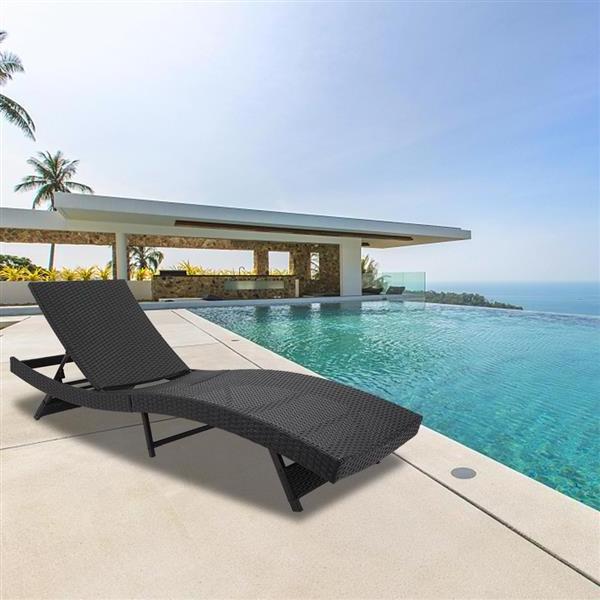 Wicker pool chairs garden sun lounger sun beds beach lounger lounge outdoor furniture sun loungers