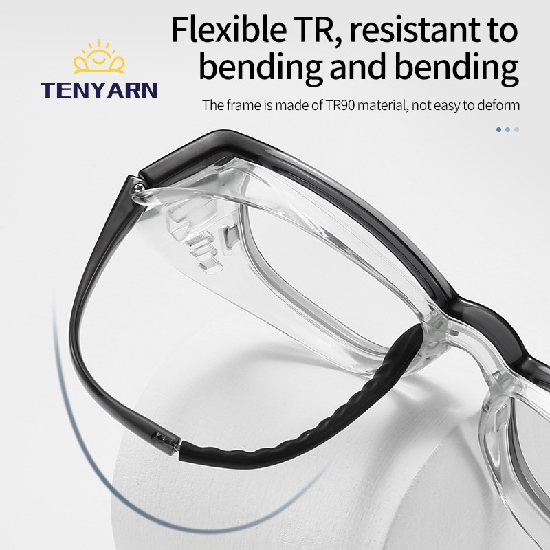 Tenyarn Comfortable Blue Light Blocking Glasses Anti Pollen Wet Fog Eyeglasses Frame With Room Moisturizing Dust