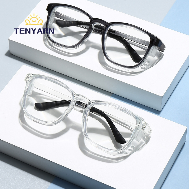 Tenyarn Comfortable Blue Light Blocking Glasses Anti Pollen Wet Fog Eyeglasses Frame With Room Moisturizing Dust