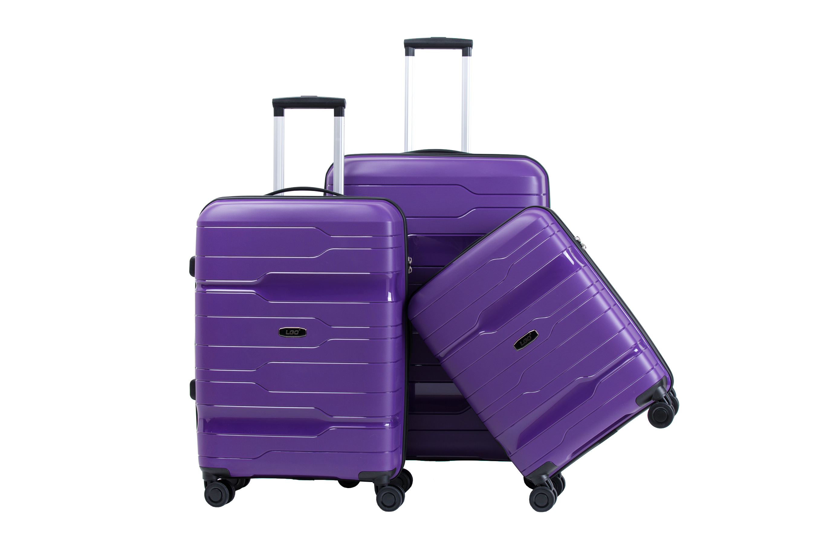 2021 Aluminum Frame Luggage Style Suitcase Modified PP Trolley Bag Wholesale 20/24 Leaves King Travel Bag