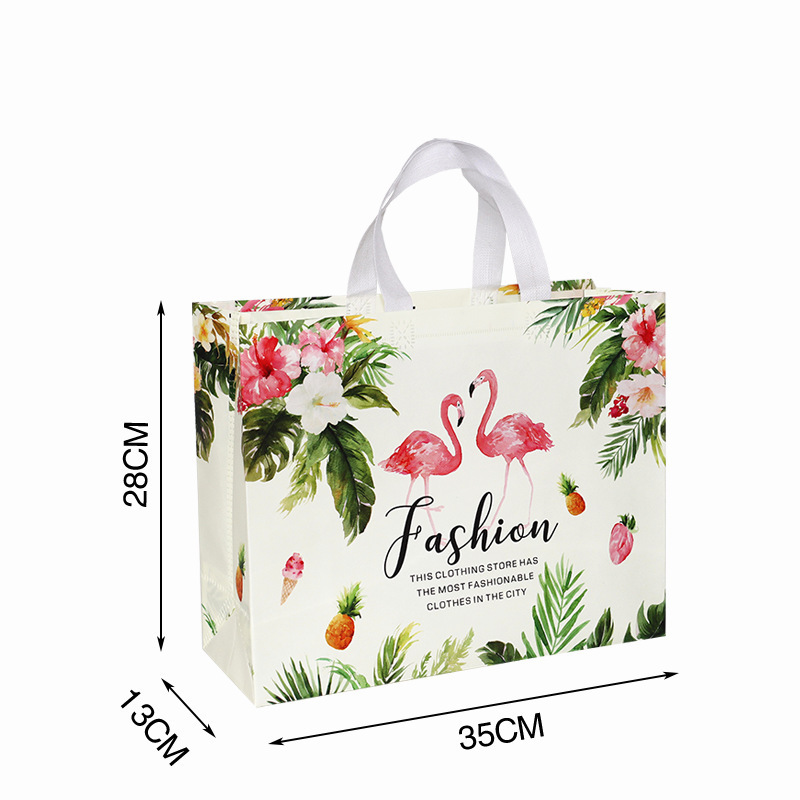 New Designer Custom Laminated Pp Nonwoven Shopping Bag Non-Woven Polypropylene Fabric Tote Bag