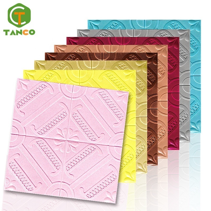 Panels Peel and Stick Backsplash Tile Self-adhesive Wallpaper 3d Wall Stickers Home Decor Living Room Foam Paper 3D Model Design