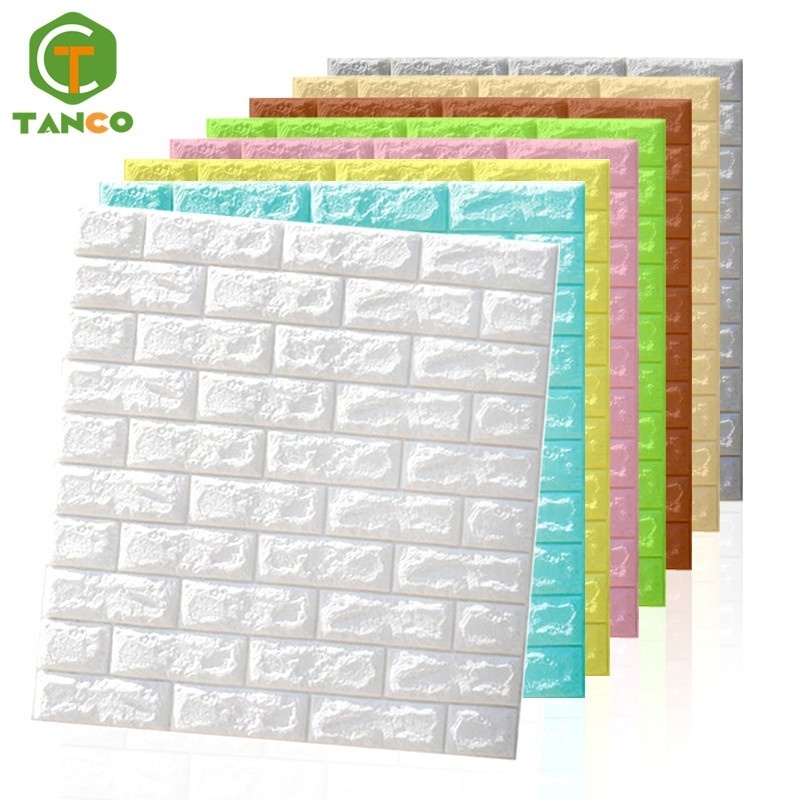 77x70cm pe foam diy papel de pared adhesivo self adhesive for home decor 3 d wall sticker panel pattern brick 3d wallpaper foam