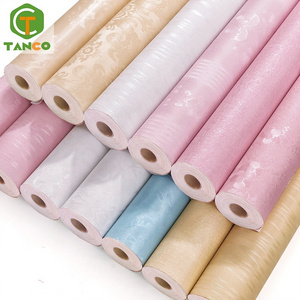 hot products thicken embossed contact paper vinyl peel and stick self adhesive wallpaper