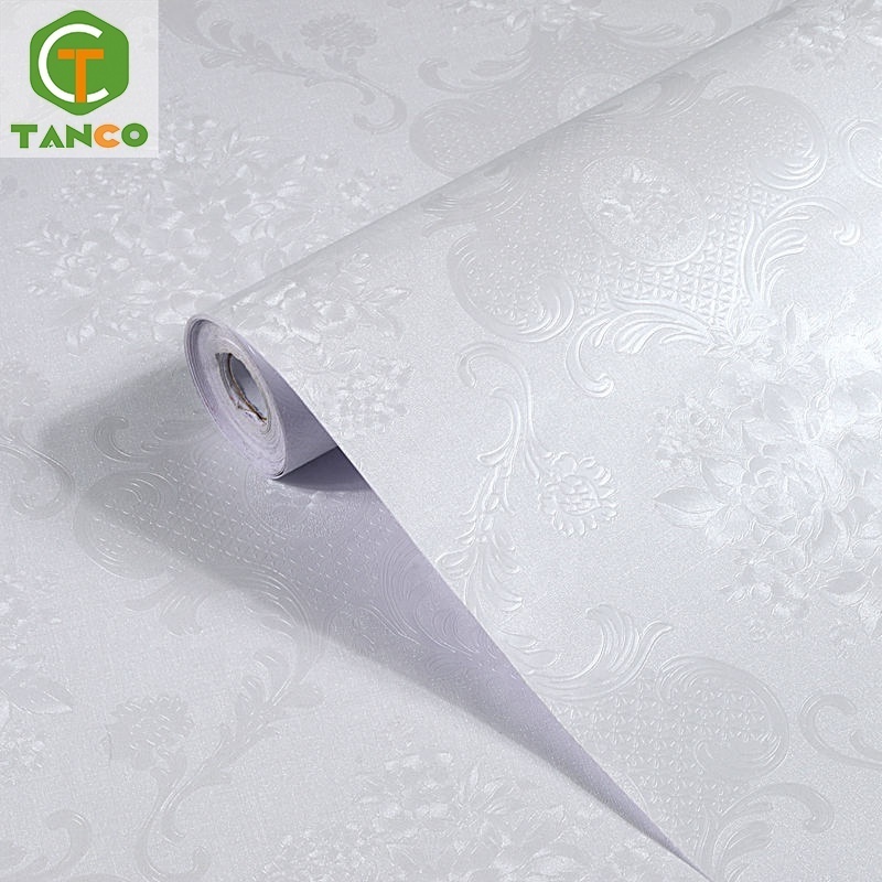 hot products thicken embossed contact paper vinyl peel and stick self adhesive wallpaper