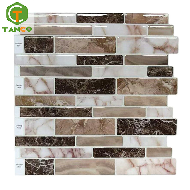 kitchen back splash mosaic self adhesive wall tile sticker for home decor wall pvc sticker tiles