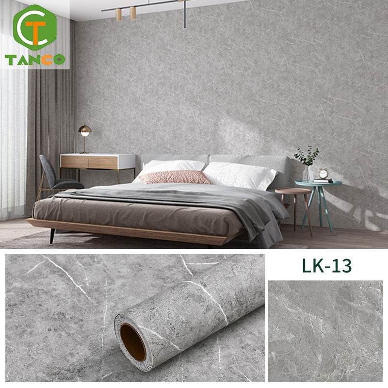 Hot selling high gloss marble peel and stick wallpaper 3d foam wallpaper in roll