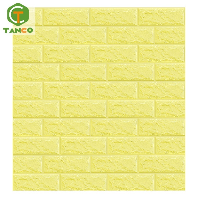 Waterproof white sticker XPE tiles brick foam 3d home decoration self adhesive wall paper panel kitchen wallpaper