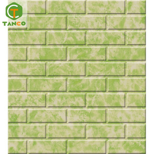 2023 selling thicken self adhesive brick design sticker roof wallpaper ceiling water proof morden eco foam 3d wall paper