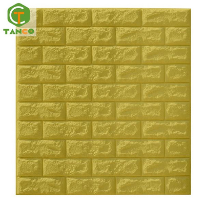 New design diy self adhesive panels living room decor wall tiles foam ceiling 3d brick stone sticker wallpaper