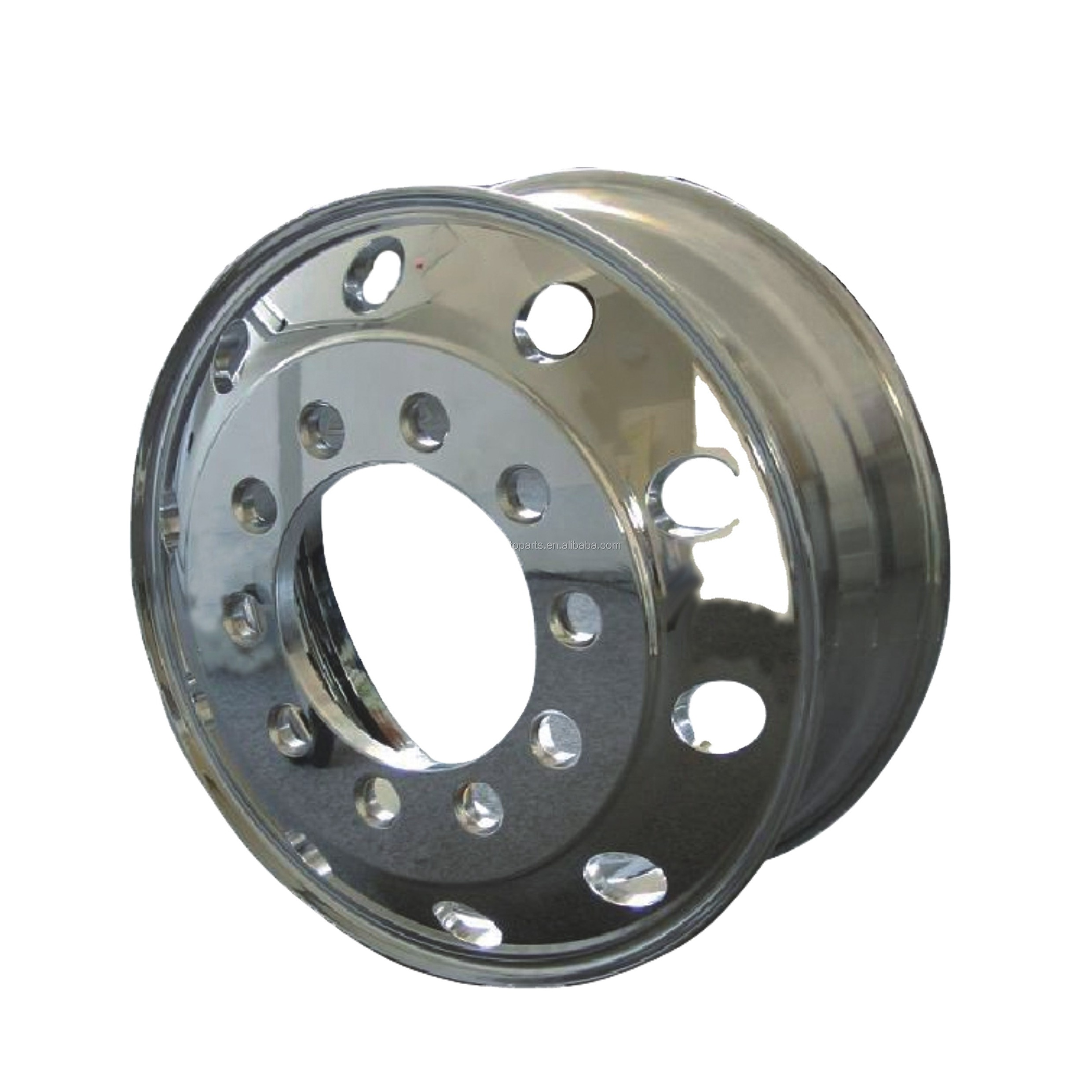 Wholesale price Al wheels 10 holes Alloy rim 8.25x22.5 Aluminum Wheel Rim for trailer and truck