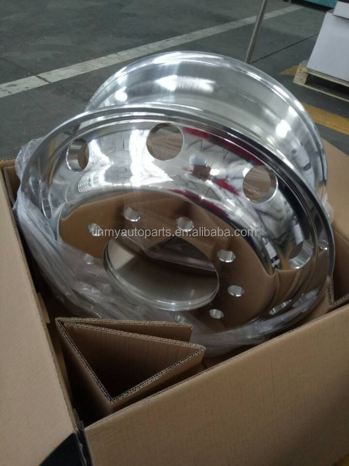 Wholesale price Al wheels 10 holes Alloy rim 8.25x22.5 Aluminum Wheel Rim for trailer and truck