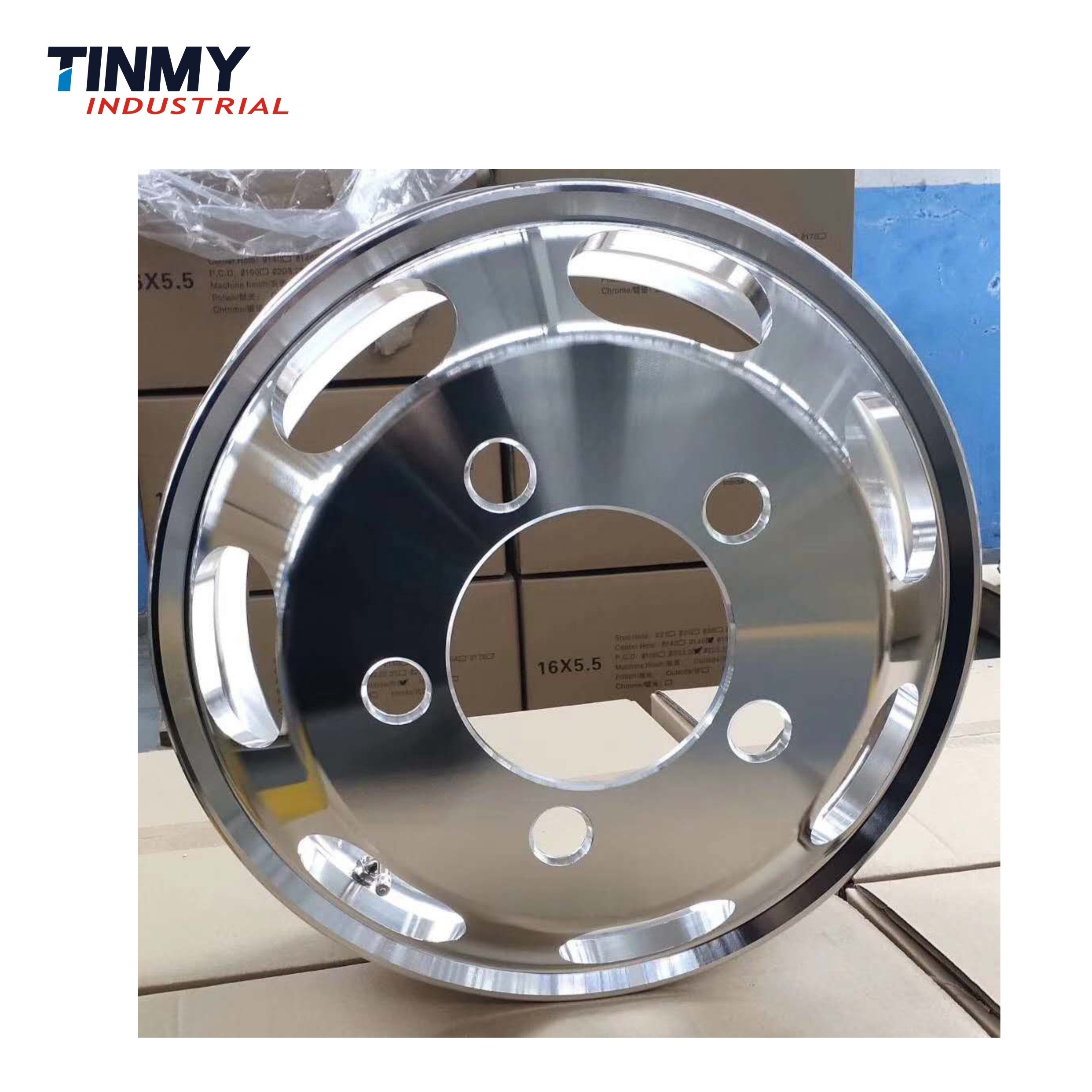 20 years experience wholesale price 8.25x22.5 7 hole Aluminum Wheel Rims for trailer and truck