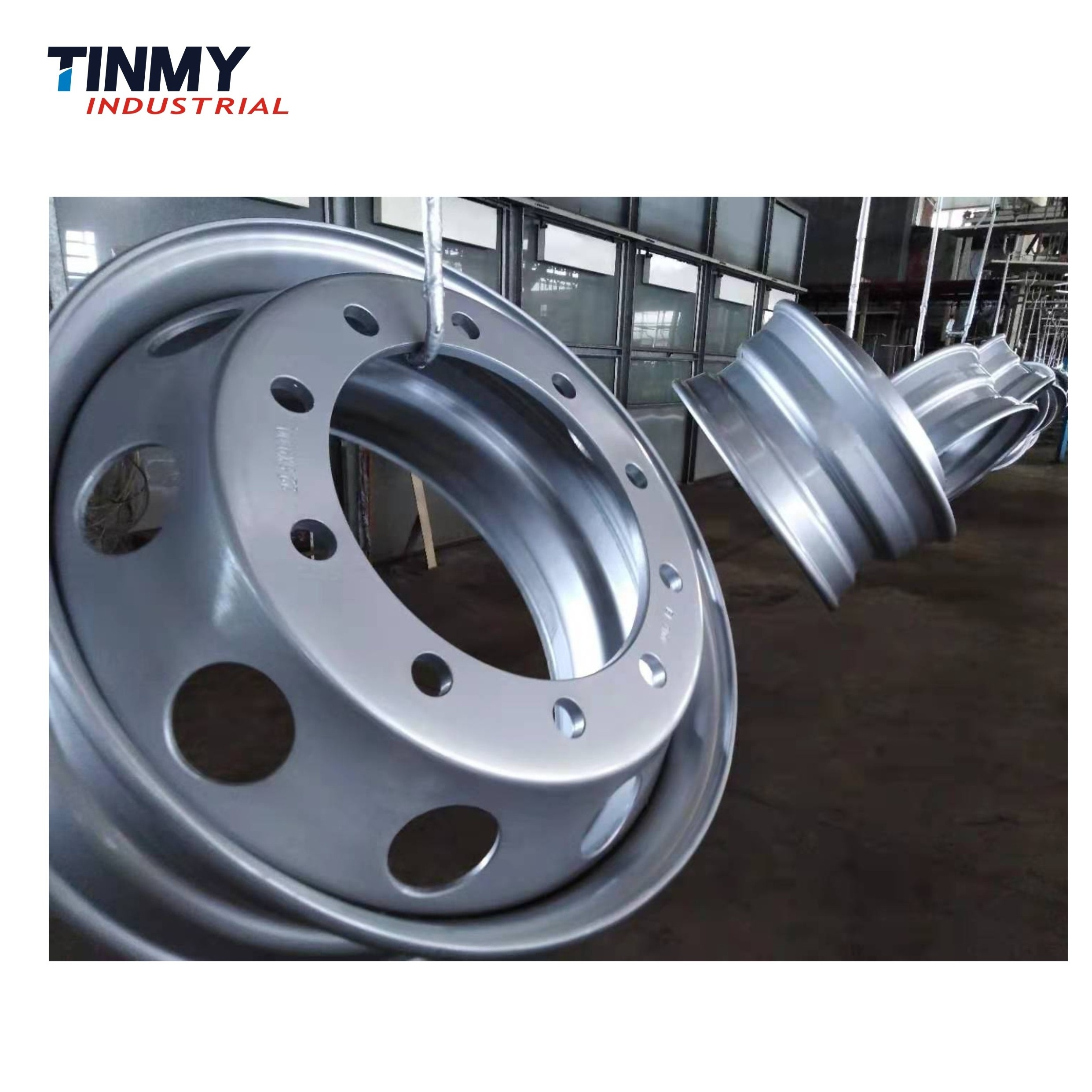 Cheap and High Quality Tubeless Alloy Rims Steel Rims Wheel Rim for Truck and Semi Trailer