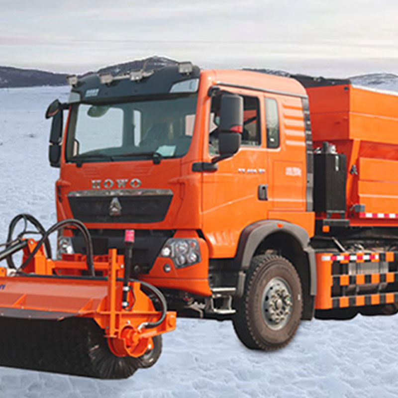 5251 Truck Mounted Snow Removal Machine New Designed Snow-melt Spreading Truck Snow Shovel Truck