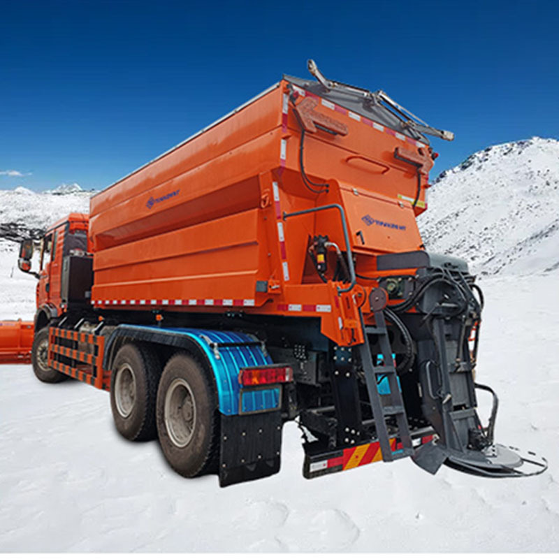 5251 Truck Mounted Snow Removal Machine New Designed Snow-melt Spreading Truck Snow Shovel Truck