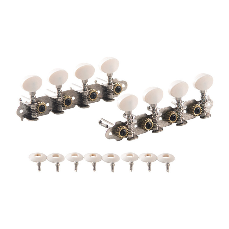 Chrome Sealed Keys Mandolin Tuning Pegs  Metal Machine Head 8pc set Mandolin Tuning Pegs For Mandolin