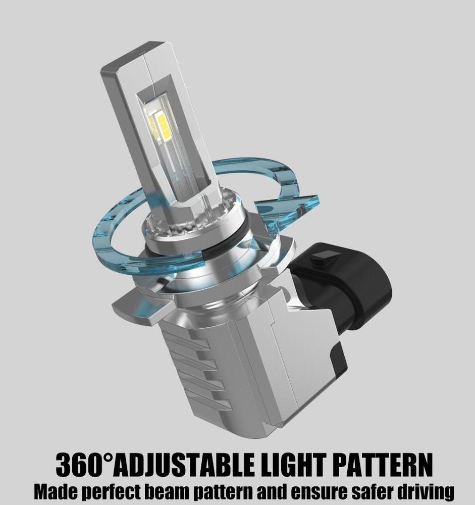 Tiansheng newest design S8 motorcycle led light H4 H7 H11 9005 9006 9012 led h11 headlight