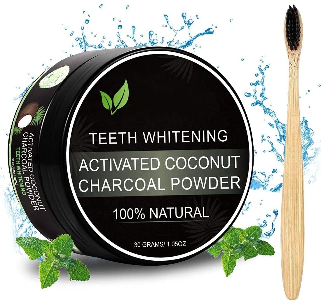 High Quality Effective Remove Tooth Stains Teeth Whitening Activated Charcoal Powder 100% Natural Teeth Whitening