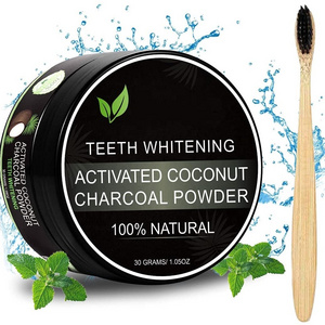 High Quality Effective Remove Tooth Stains Teeth Whitening Activated Charcoal Powder 100% Natural Teeth Whitening