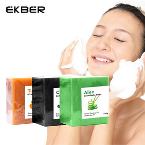 Hot Sale New Arrival Ekber Skin Miracle Soap Oil Control Turmeric Aloe Charcoal Face Soap For Skin Care