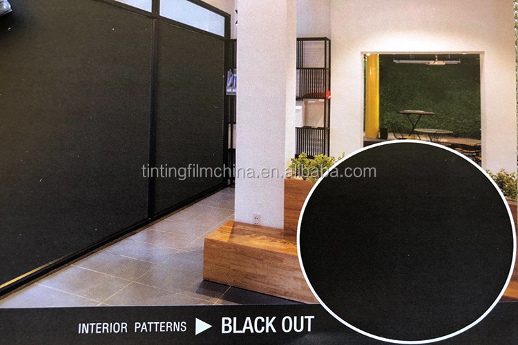 1.52*30m PET material size 1.52*30m heat rejection black Glass Vinyl Decorative Window Film for building glass