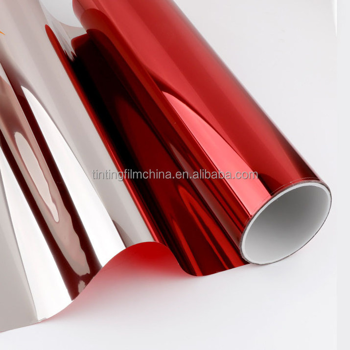 Mirror reflective one way vision home decoration window tinting silver Self Adhesive Heat Rejection Building Window Tint Sticker