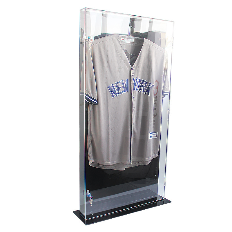 Acrylic Jersey Frame Display Case Lockable T Shirt Shadow Box Sports Jersey Frame