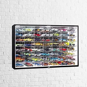 Tinya Custom 1/18 model car display rack hot wheels Case wall acrylic display stand