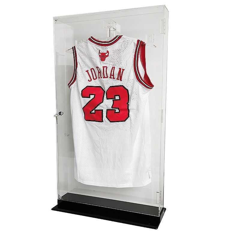 Hot Sale Modern Customized Wall Hanger Jersey Display Frame display case for t shirt